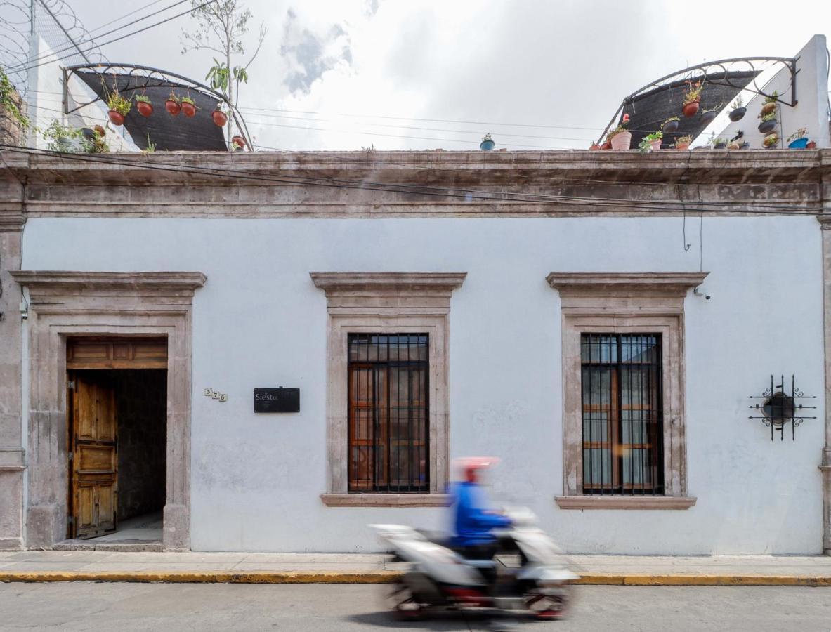 Hotel La Siesta Del Fauno Morelia Bagian luar foto